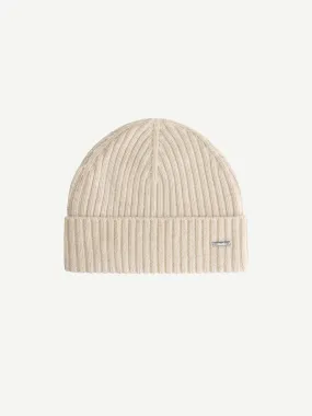 Extrafine Merino Hat Light Beige