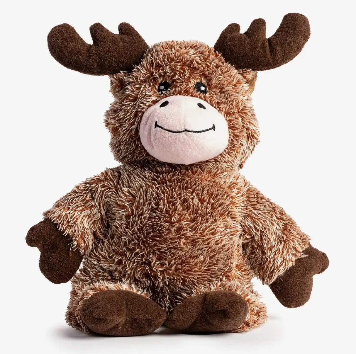 Fabdog Fluffy Moose Plush Dog Toy (S)