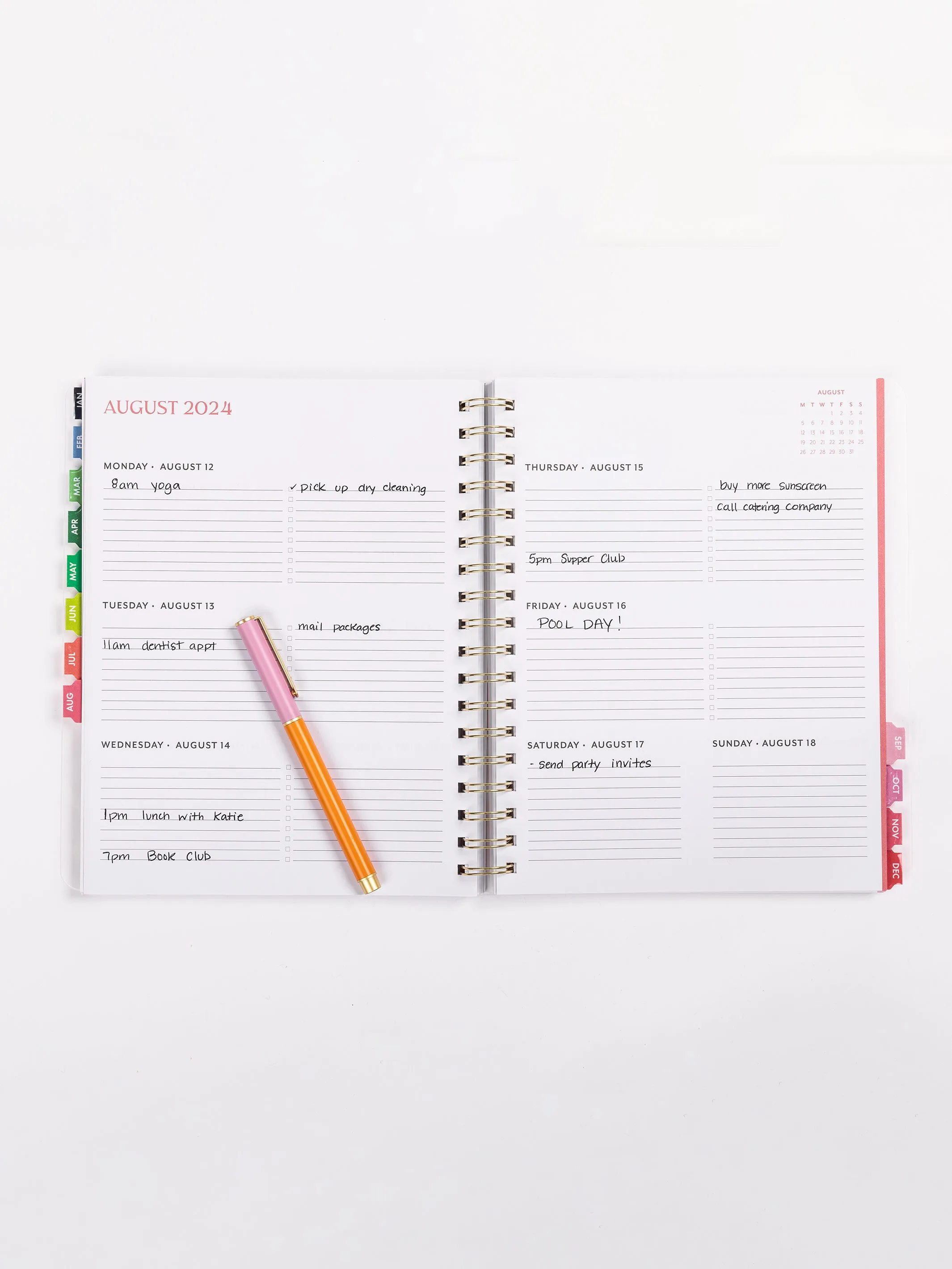 FINAL SALE - 2024 Spiral Weekly Planner | Starcrossed Blue