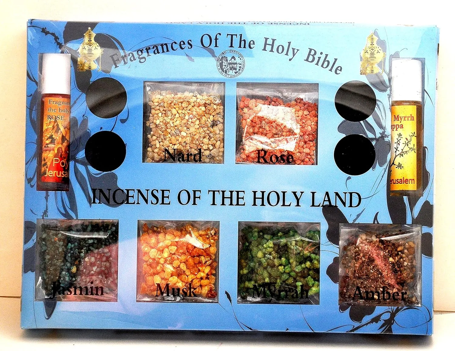 Fragrances of The Holy Bible Incense Kit of The Holyland Jerusalem