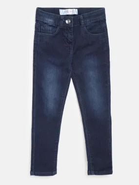 Girls Blue Slim Fit Jeans