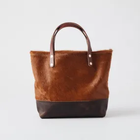 Hair-on-Hide Mini Panel Tote