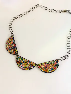 Half Moon Sprinkle Necklace