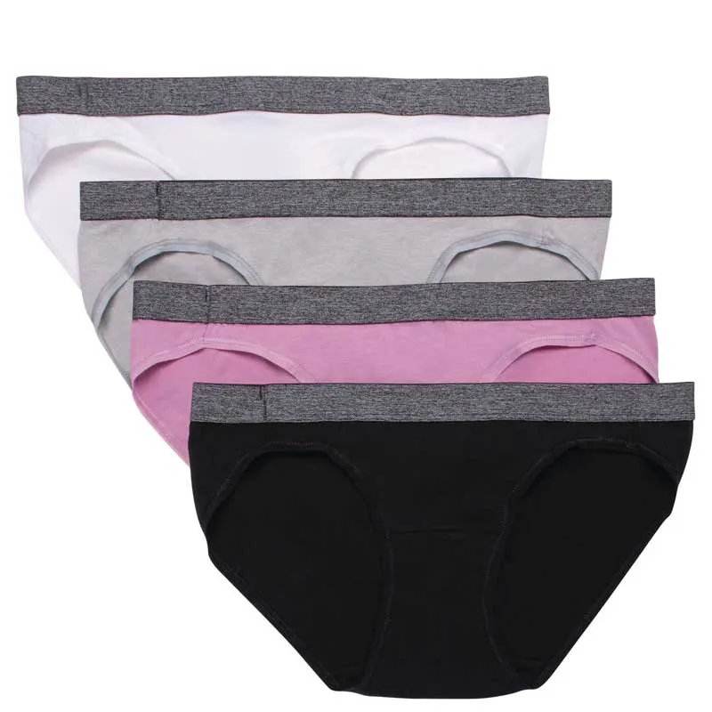 Hanes Ladies Cotton Stretch Bikini 4pk