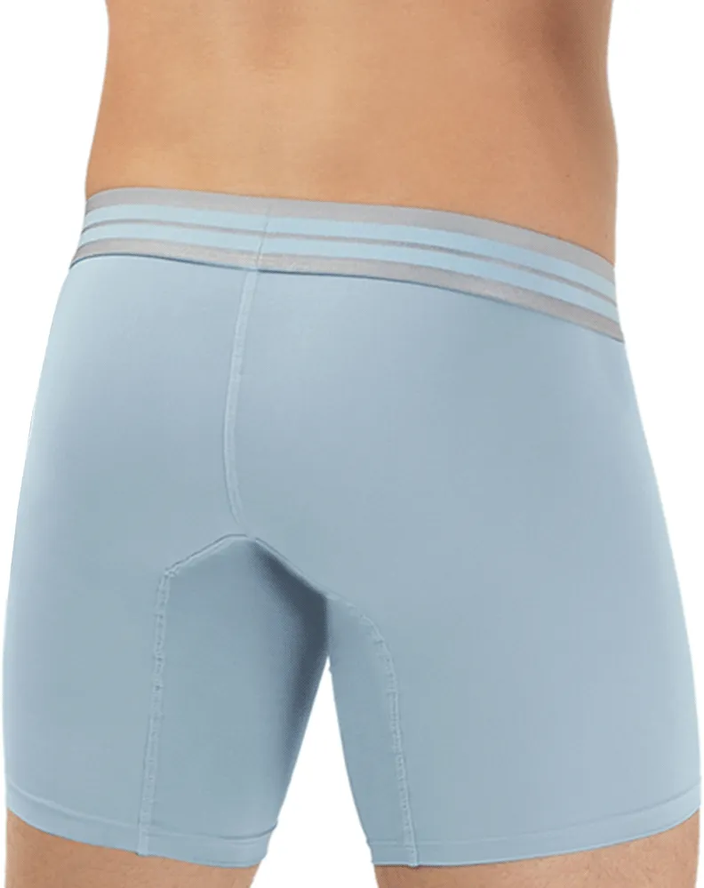 Hawai 41977 Microfiber Boxer Briefs Light Blue