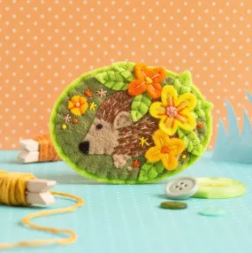 Hawthorn Handmade - Hedgehog Brooch Felt Craft Kit