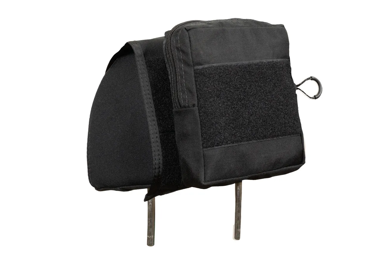 Headrest Velcro Pouch - 7 x 6 x 2"