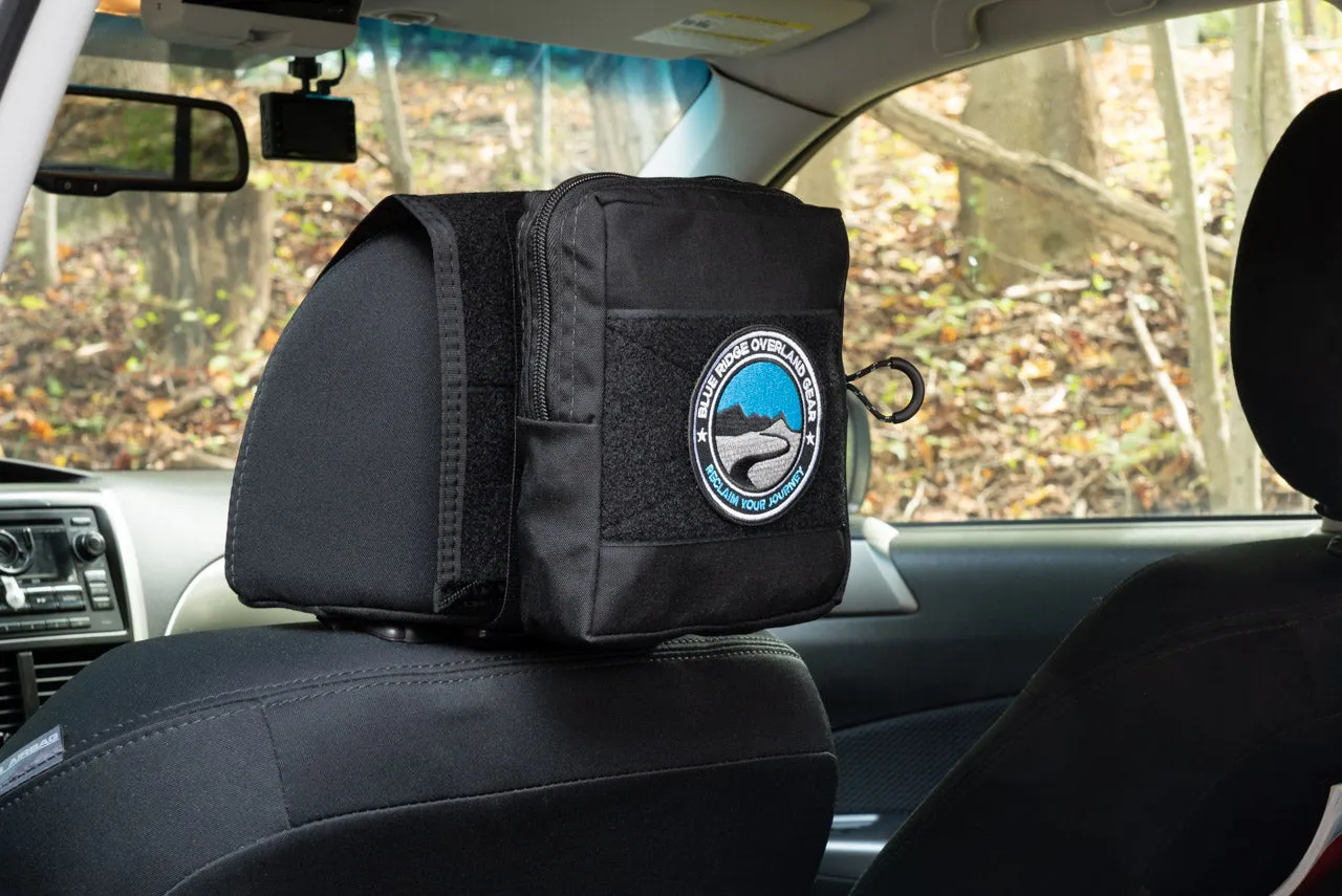 Headrest Velcro Pouch - 7 x 6 x 2"