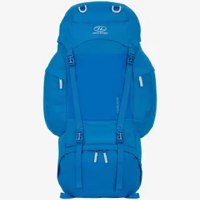 Highlander Rambler 88L Water Repellent Hard Wearing Rucksack-BLUE