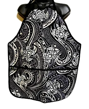 Honu Tattoo Apron with Pockets