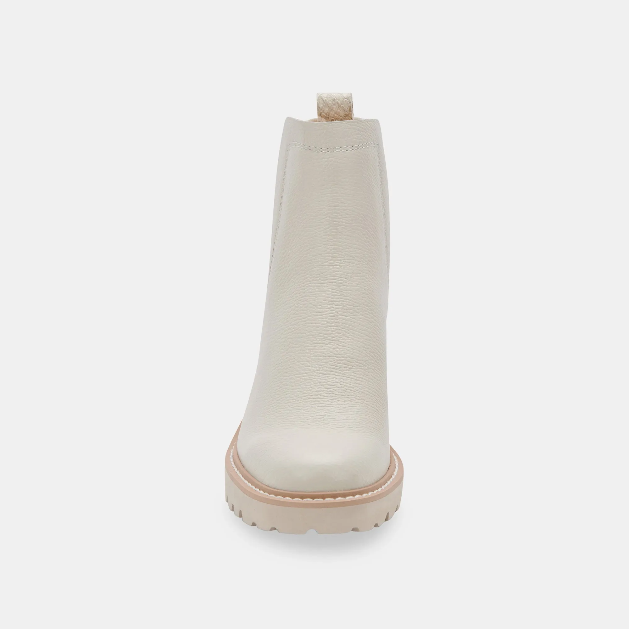 HUEY H2O WIDE BOOTIES OFF WHITE LEATHER