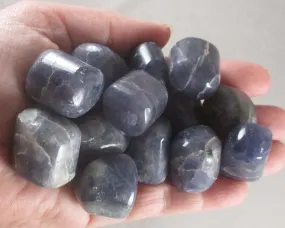 Iolite Polished Stones 2pcs J089