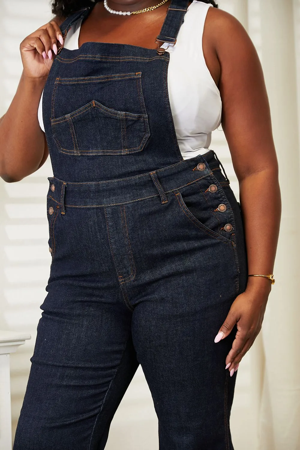 Judy Blue High Waist Classic Denim Overalls