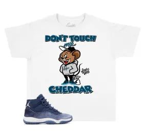 Kids Midnight Navy 11 Shirt - Cheddar - White