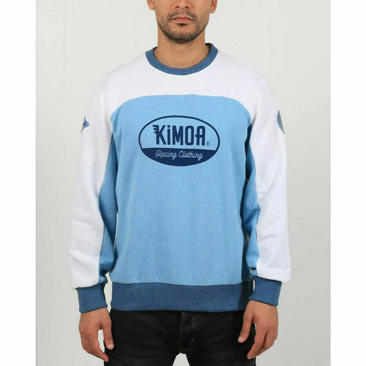 Kimoa Racing Club Men's Sweatshirt -Light Blue