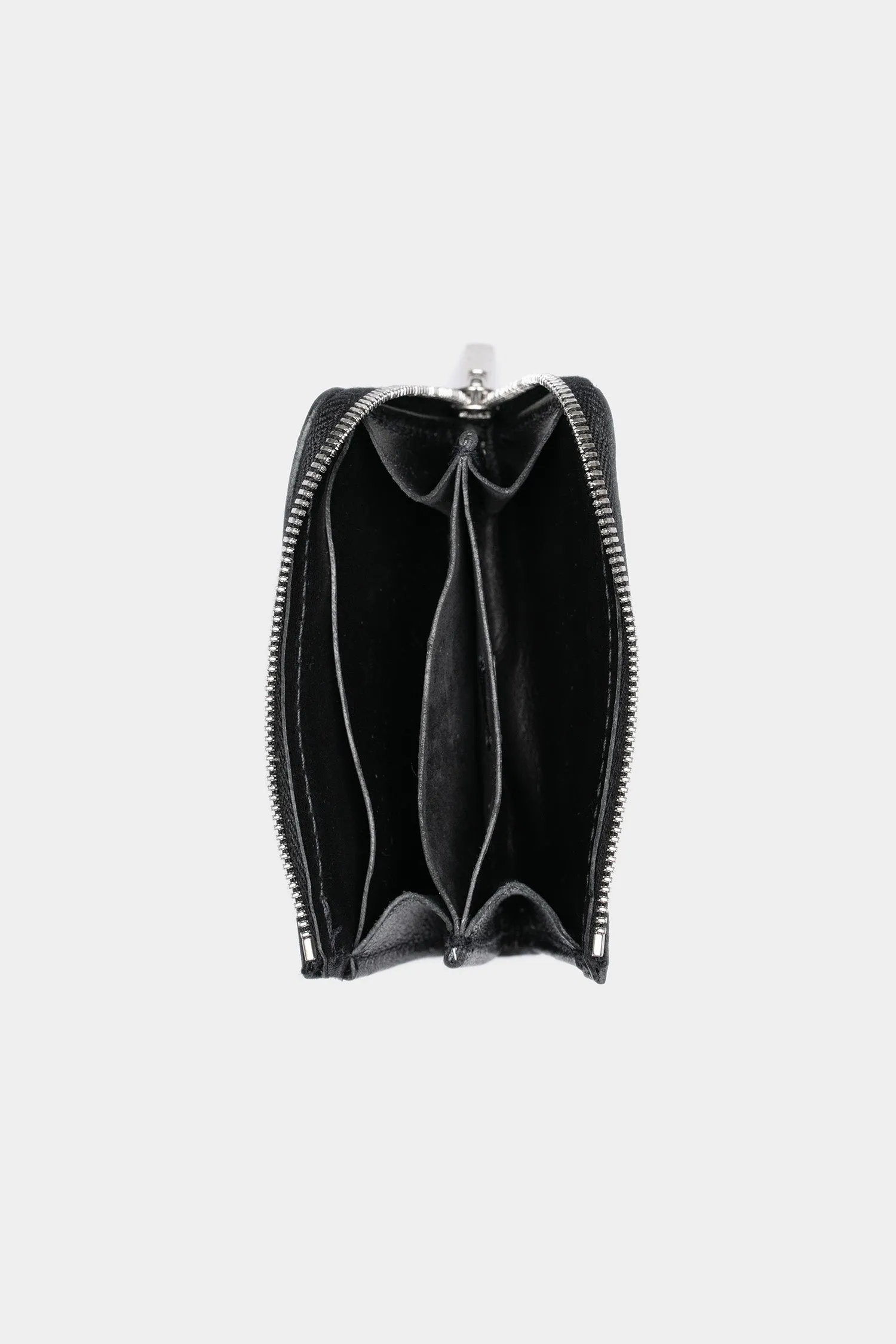 Latex Zip leather wallet | W7 LTXB