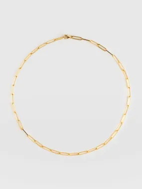 Link Chain Necklace - Gold