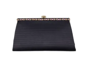 LOEWE fabric purse with embellished frame