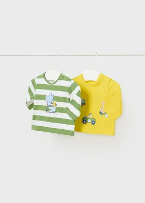 Mayoral Baby Boys 2 Pack Long Sleeve Top