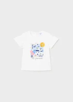 Mayoral Baby Girls White T-Shirt