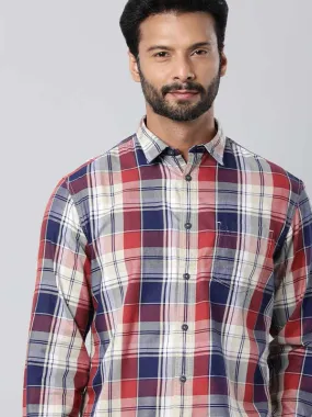 Men Checked Full Sleeve Cotton Shirt