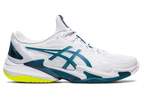 Men's Asics Court FlyteFoam 3, White/Gris, 13 D Medium