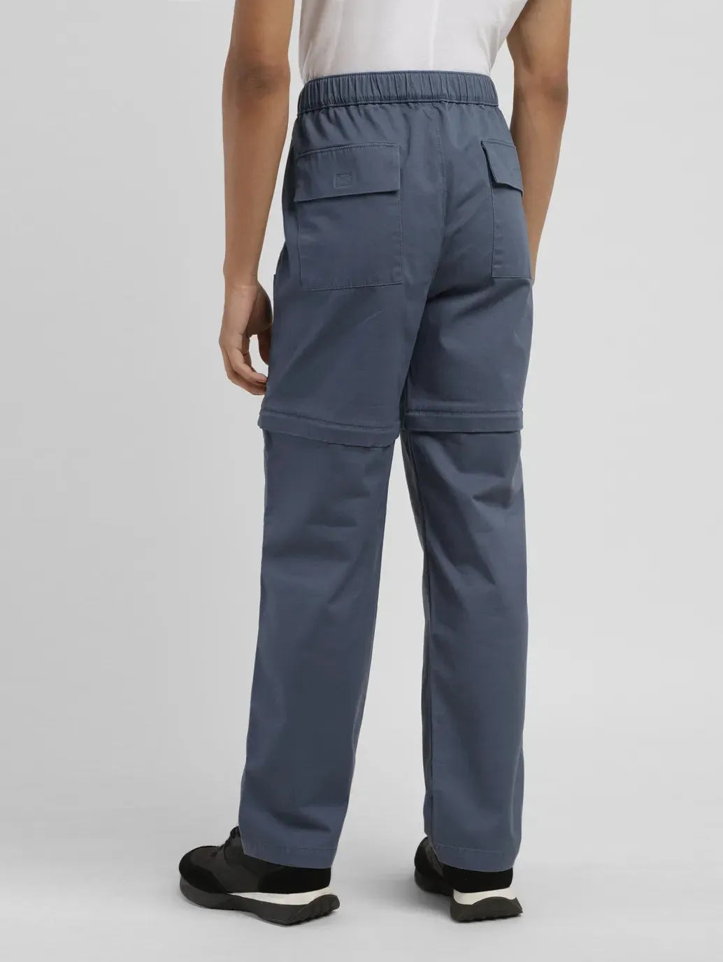 Men's Blue Loose Fit Trousers