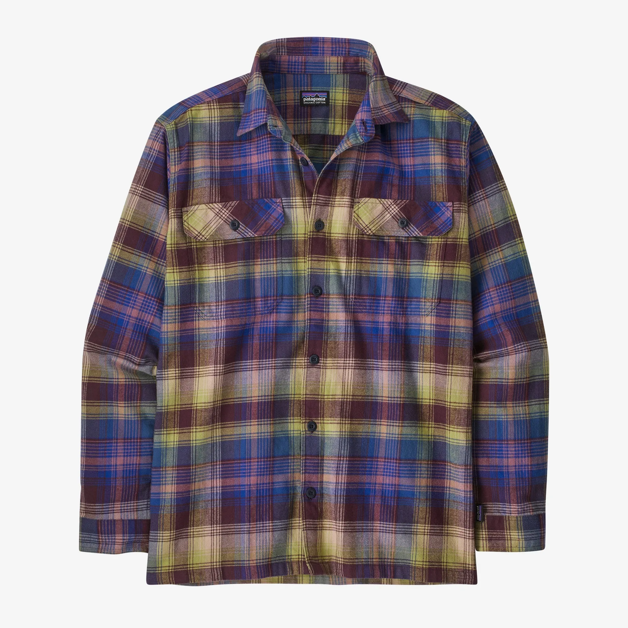 Men's Long-Sleeved Organic Cotton Midweight Fjord Flannel Shirt