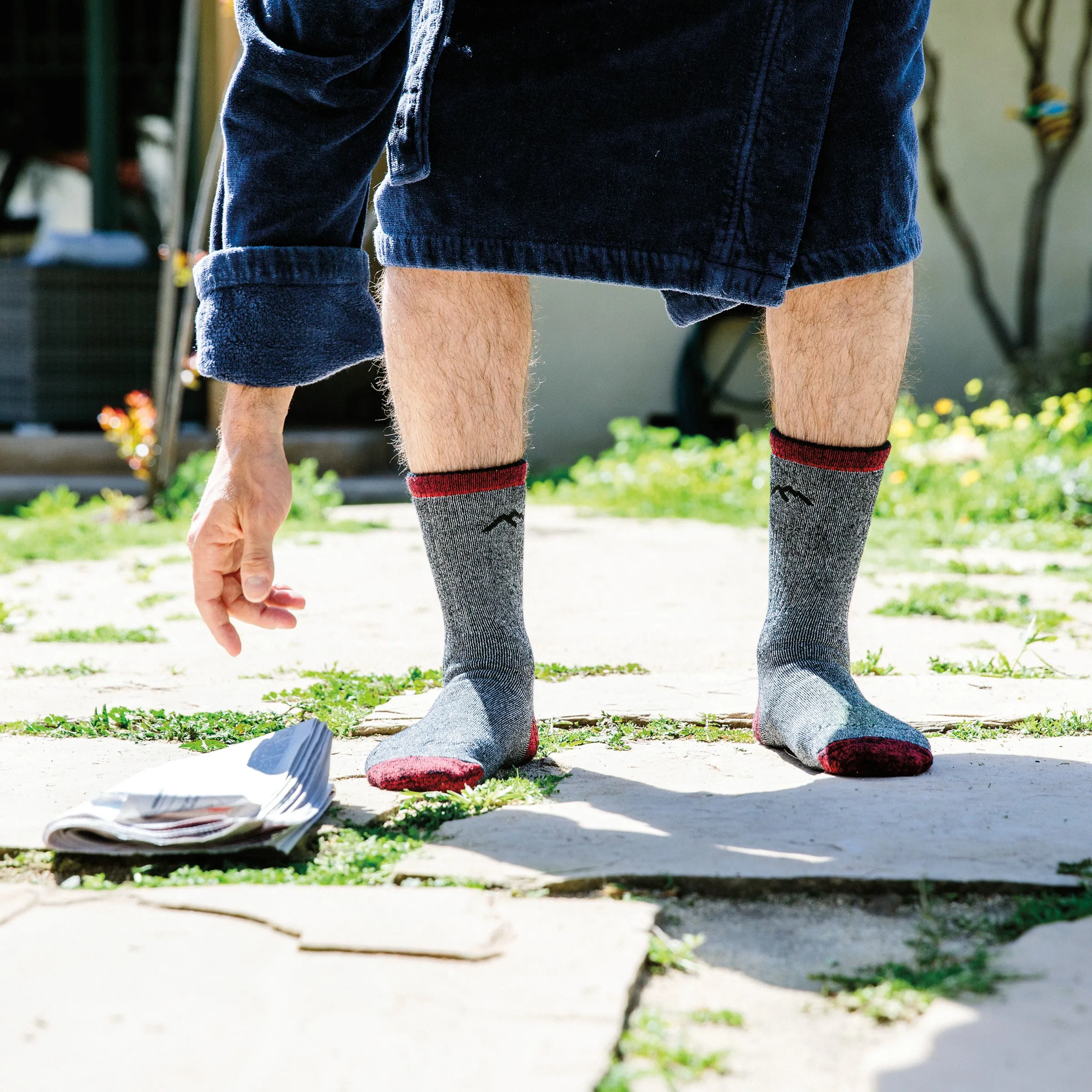 Men's Mountaineering Micro Crew  Heavyweight Hiking Sock