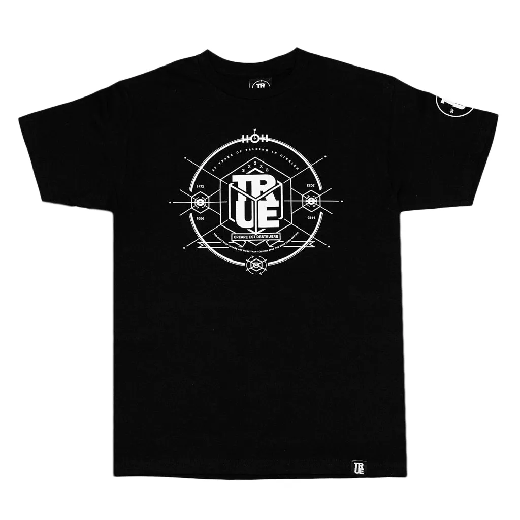 Men's True 27 Crest T-Shirt Black