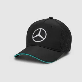 Mercedes AMG Petronas F1 2024 Kids Team Baseball Hat - Black