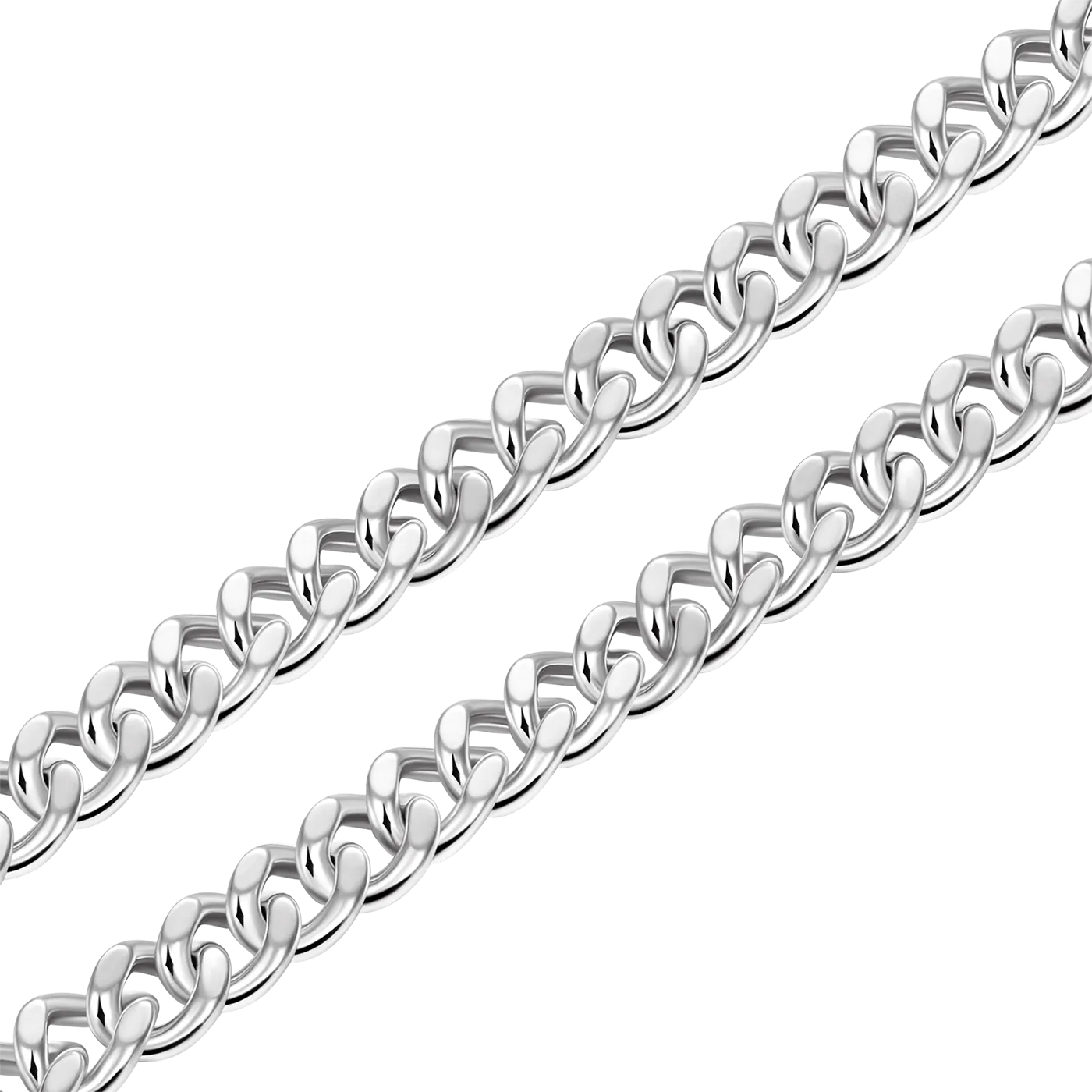 Miami White Gold Micro Cuban Curb Chain - 5mm