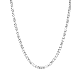 Miami White Gold Micro Cuban Curb Chain - 5mm