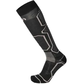 Mico Warm control intermediate weight ski sock CA00249 170 black grey