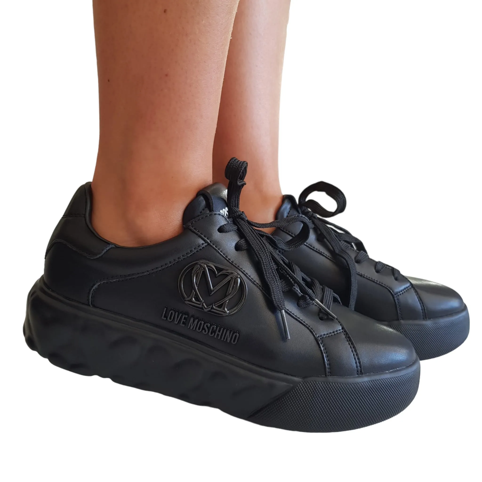 MoschinoSsneakers Donna Black Rif.46