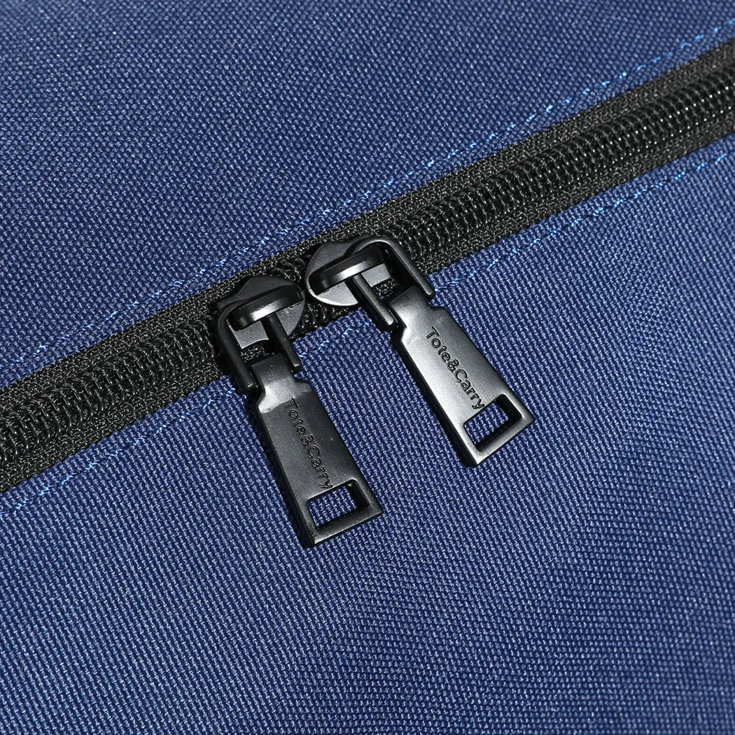 Navy Blue Nylon Travel Bag