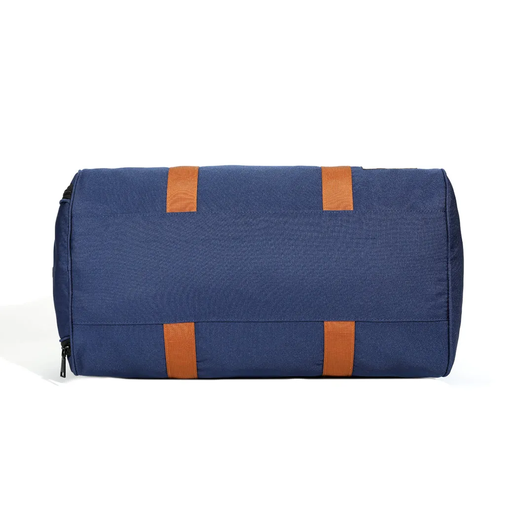 Navy Blue Nylon Travel Bag