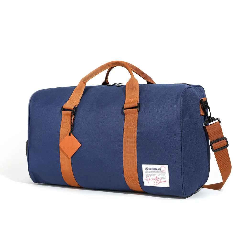 Navy Blue Nylon Travel Bag