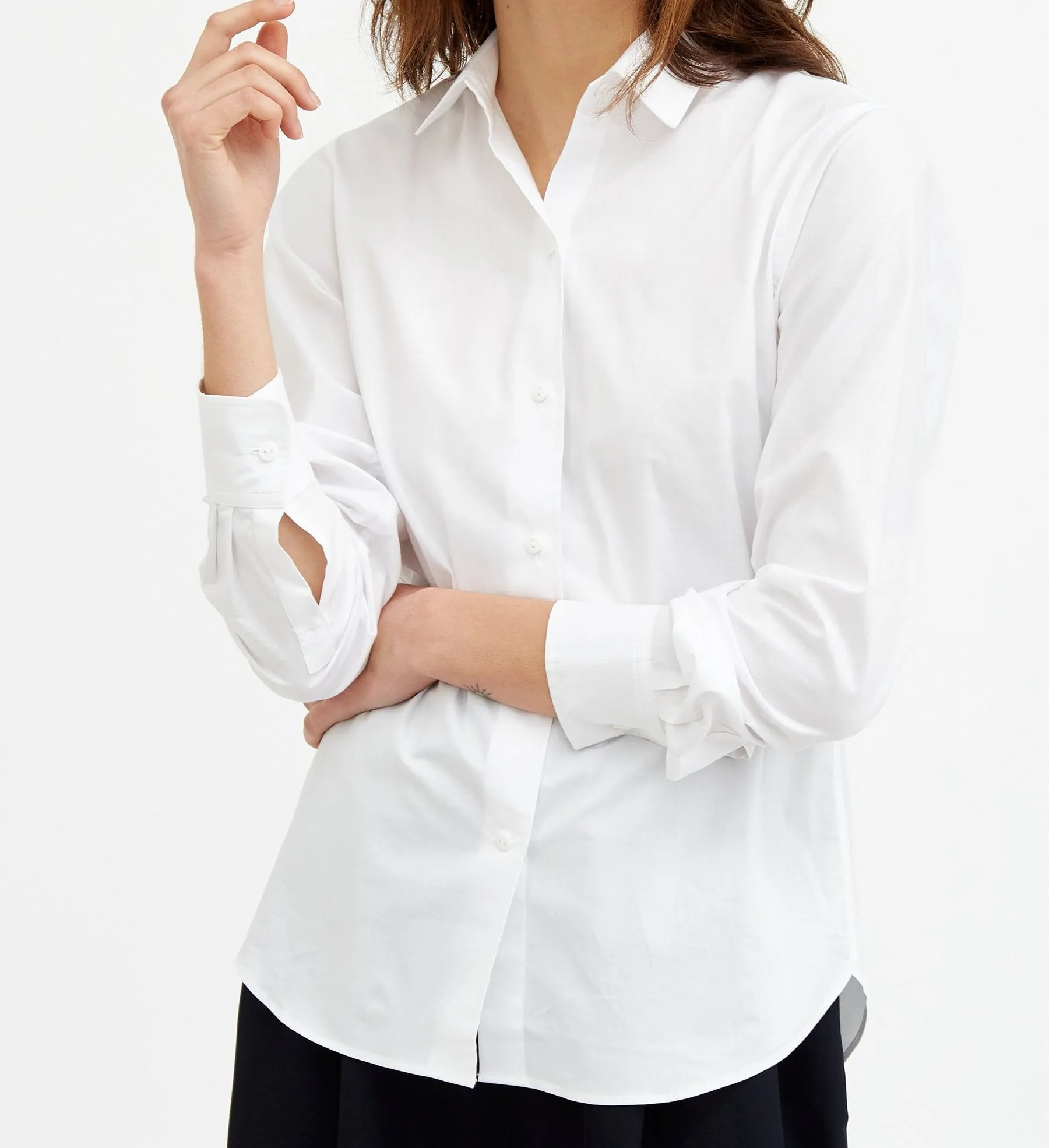 OLIDA SHIRT IN ITALIAN STRETCH COTTON