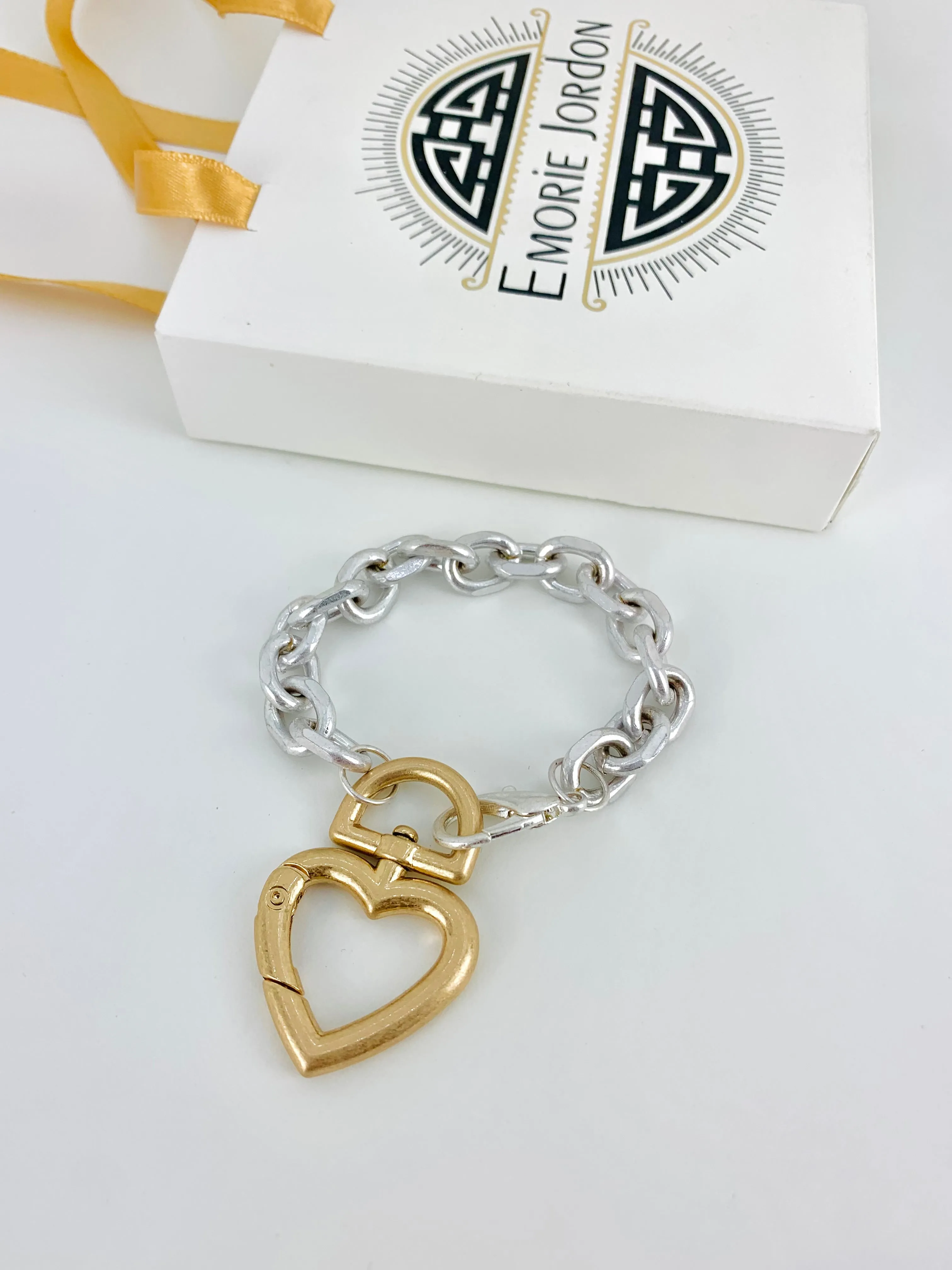 Open Heart Duality Bracelet