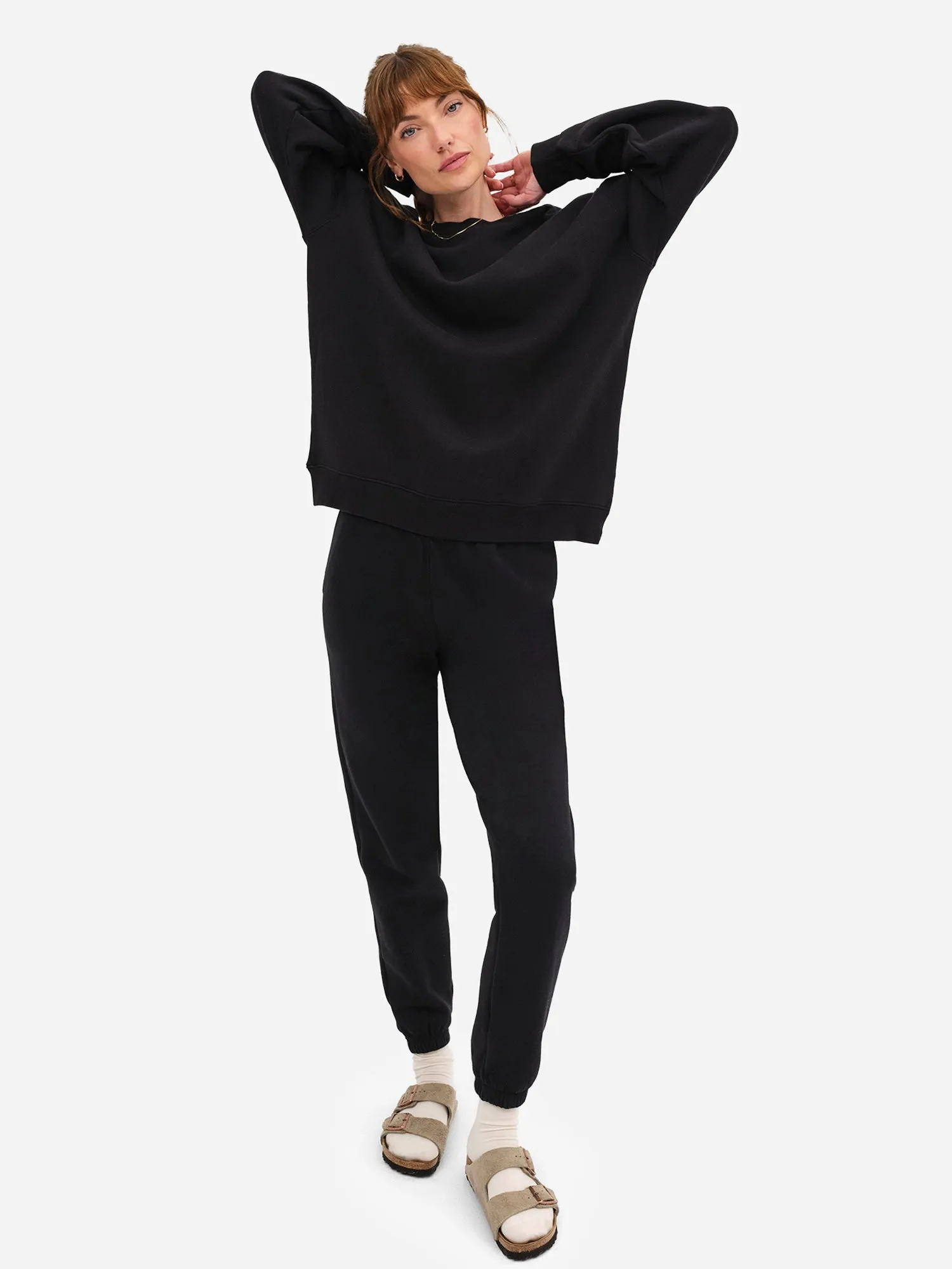 Organic Fleece Oversized Sweatshirt