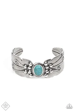 Paparazzi Desert Haven - Blue Bracelet - Fashion Fix - January 2022