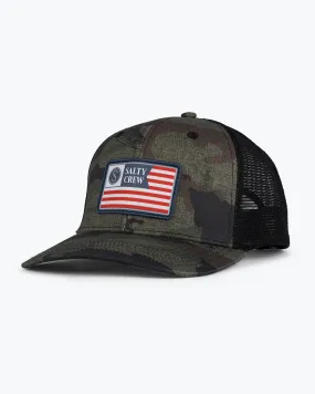 Patriot Salty Camo Retro Trucker