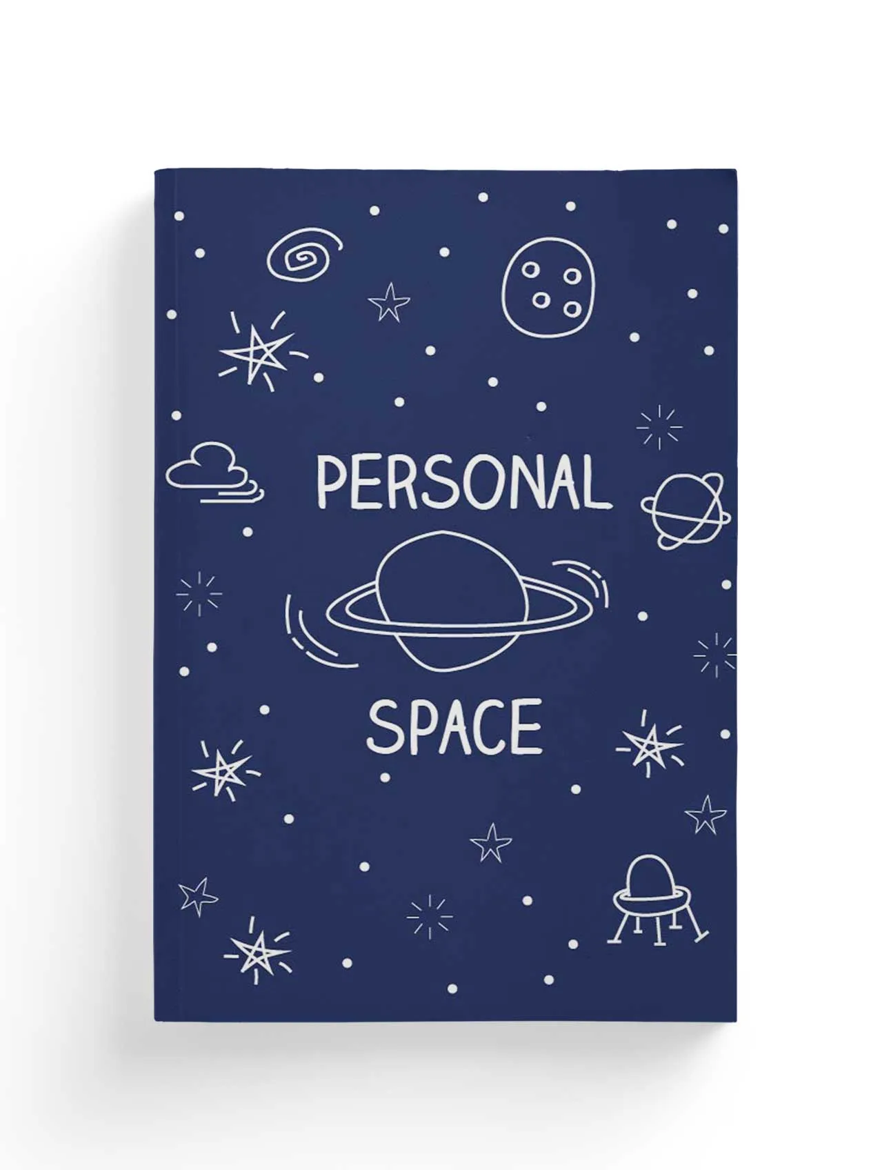 Personal Space Minimalistic Composition Notebook