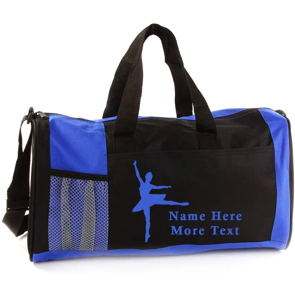 Personalized Kid's Sports Duffel Bag - Ballet