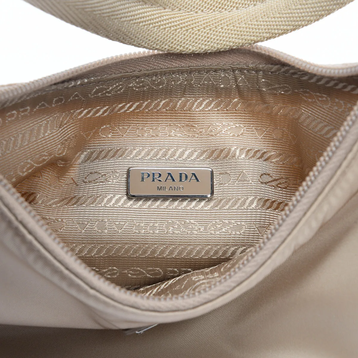 Prada Beige Nylon Re-Edition 2000 Bag