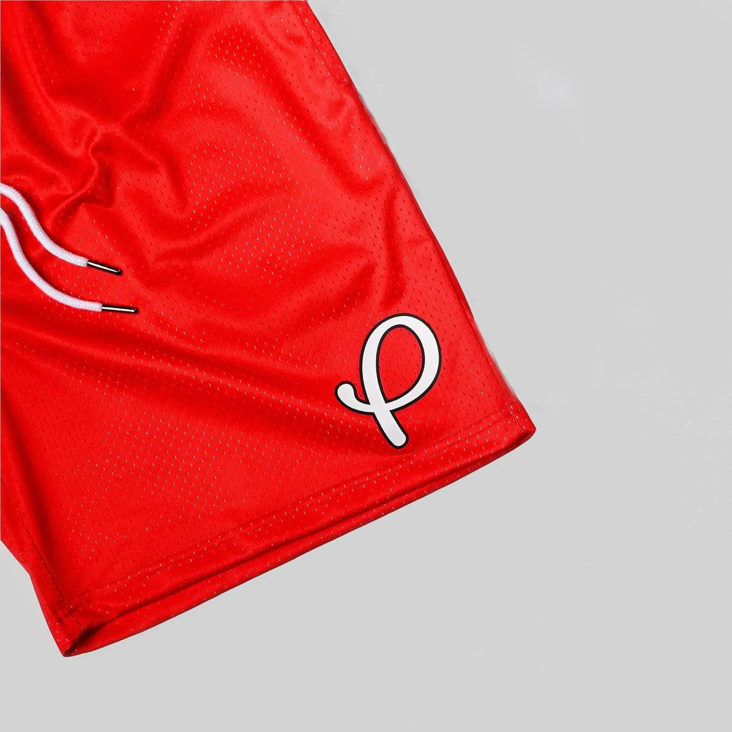 Pres Mesh Shorts Red