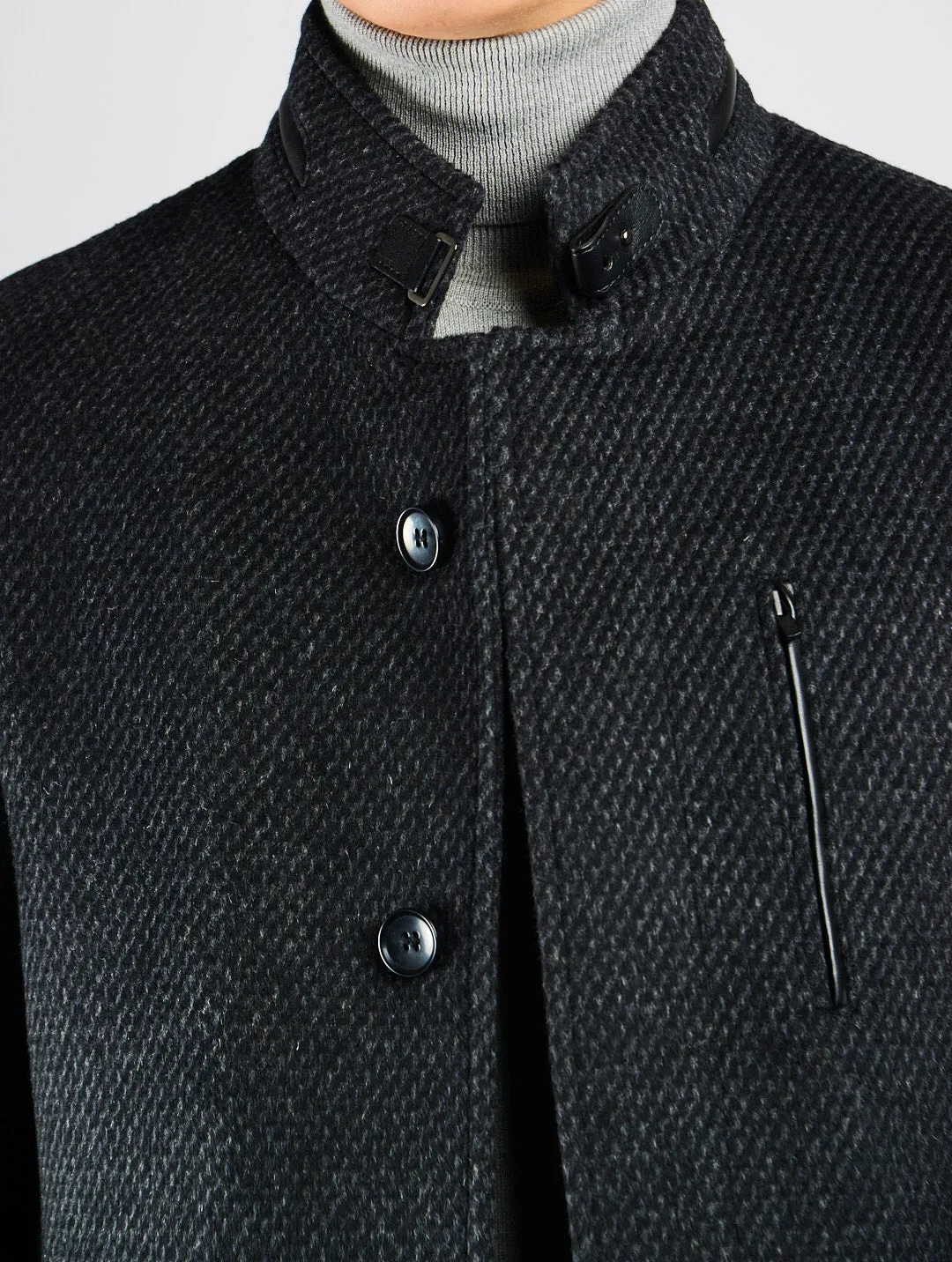 Preston Lux Tweed Cadet Collar Coat