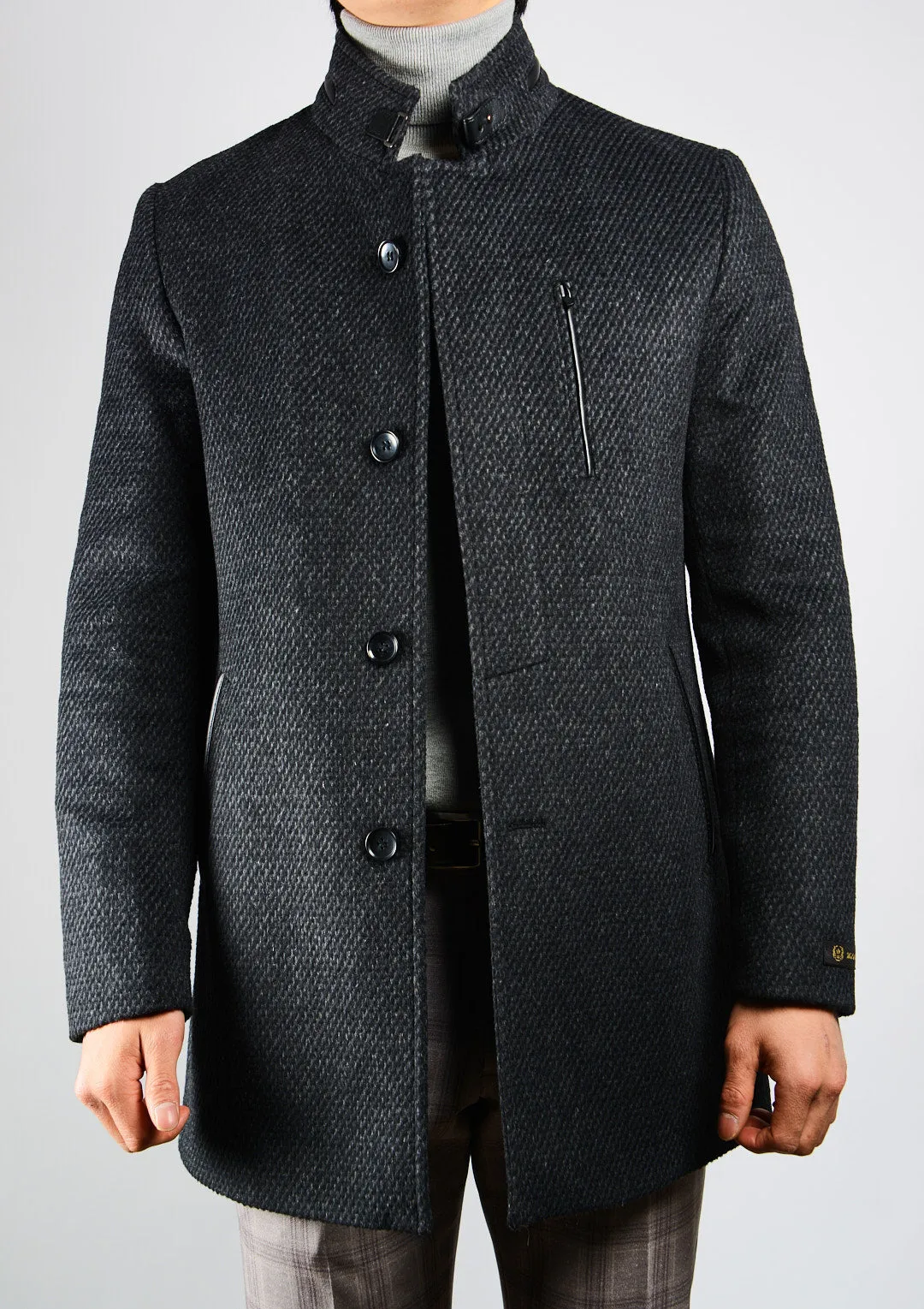 Preston Lux Tweed Cadet Collar Coat