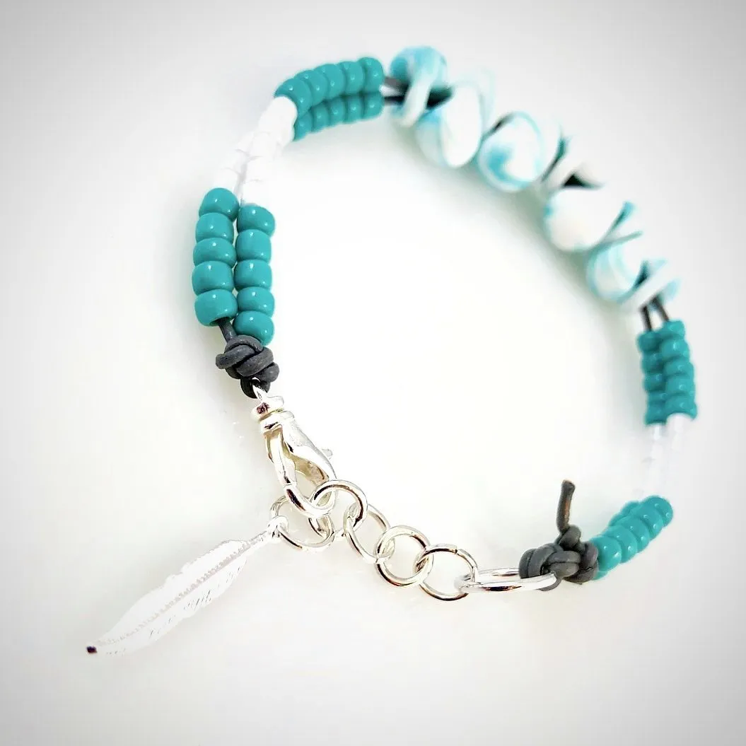 "Petite Boho" Bracelet - Blue Hawaii